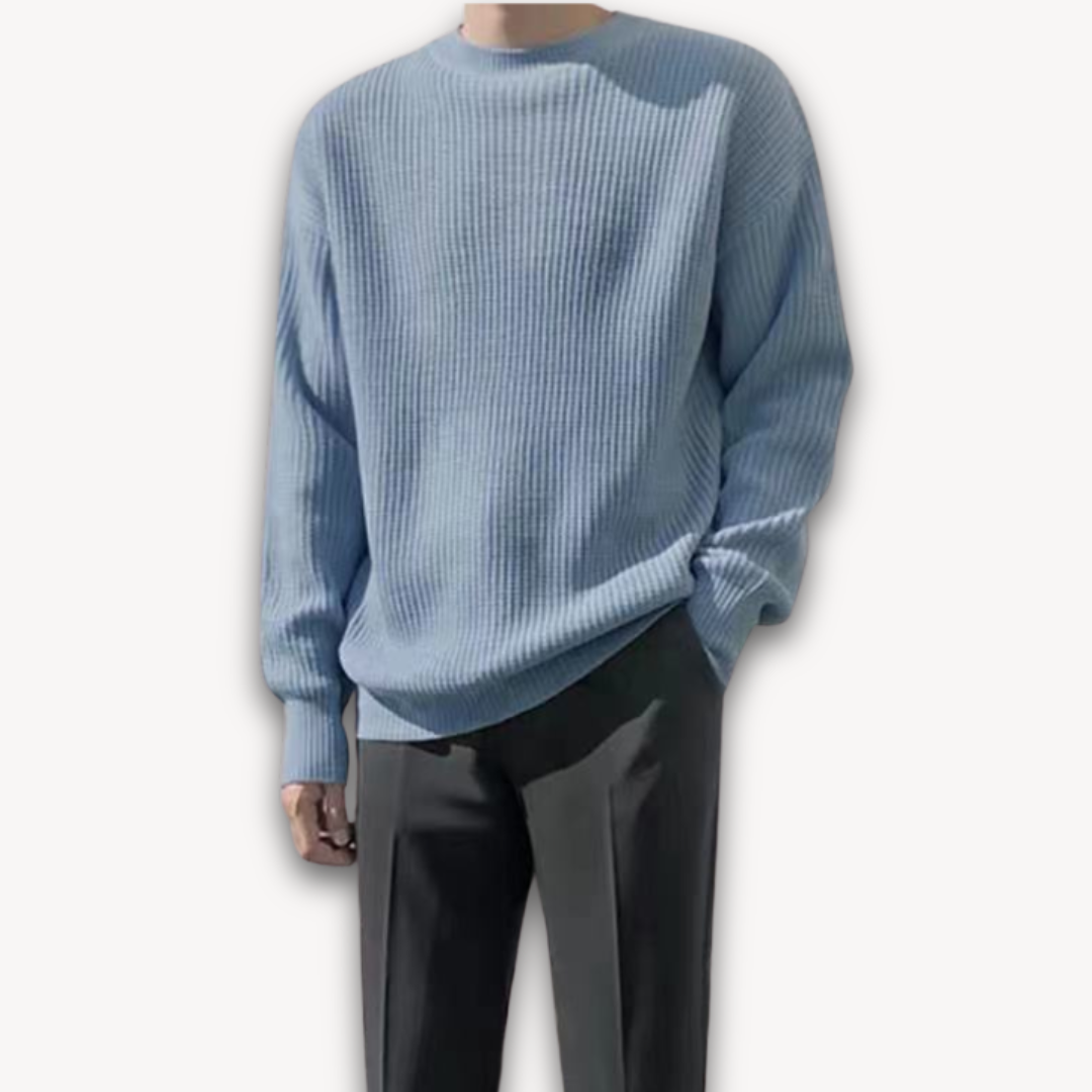 Men's Oversized Sweater Cozy Winter Wear For Effortless Layering Everyday Comfort And Rugged Style