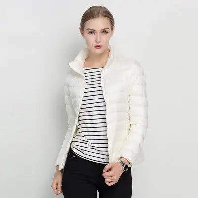 Lightweight Down Jacket For Women With Urban Style And Superior Comfort Ideal For Autumn Winter Weather