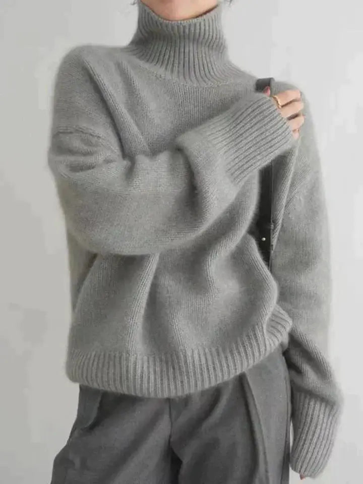 Turtleneck Sweater for Women – Extra Comfortable & Cozy Design