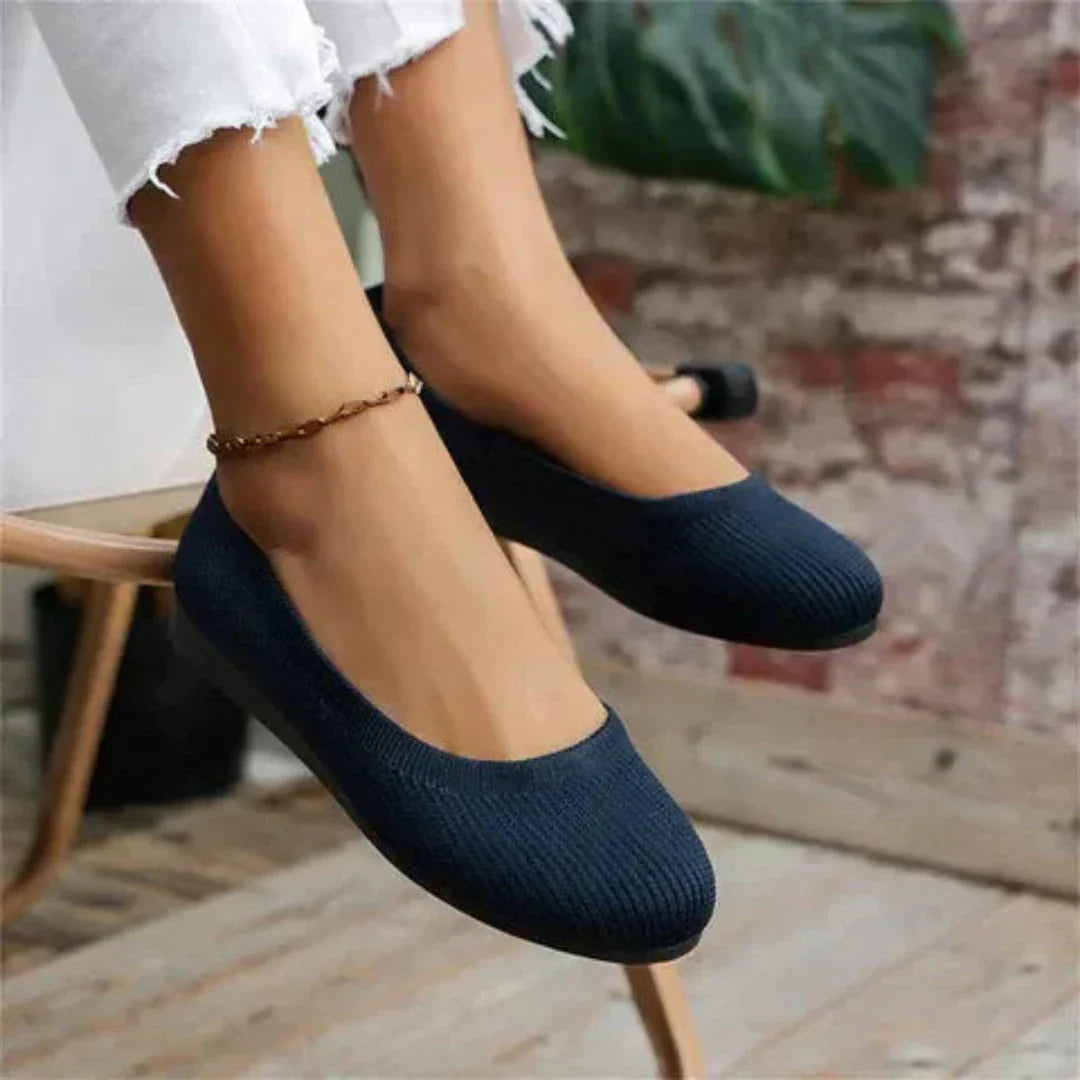 Lila Orthopedic Knit Ballet Flats