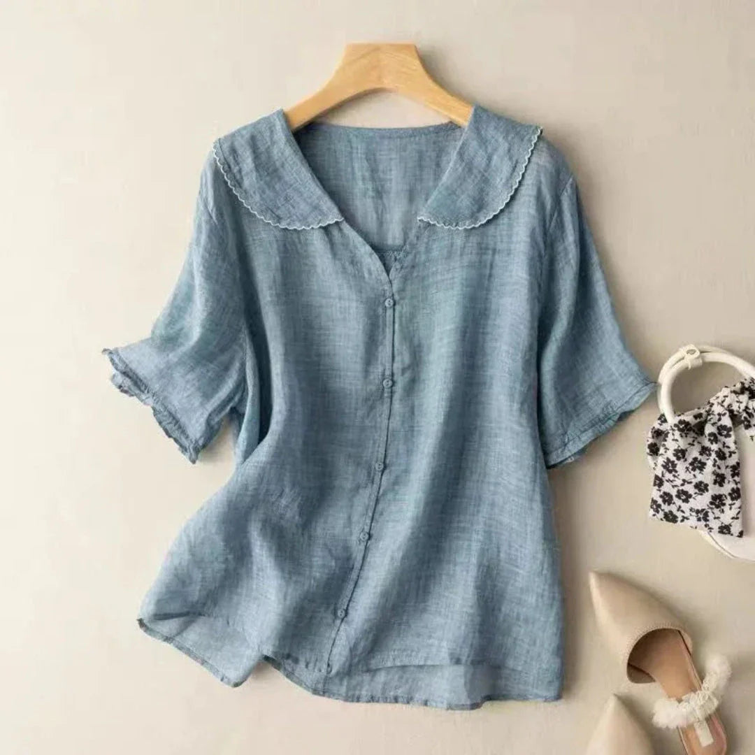 Lily Linen Blouse