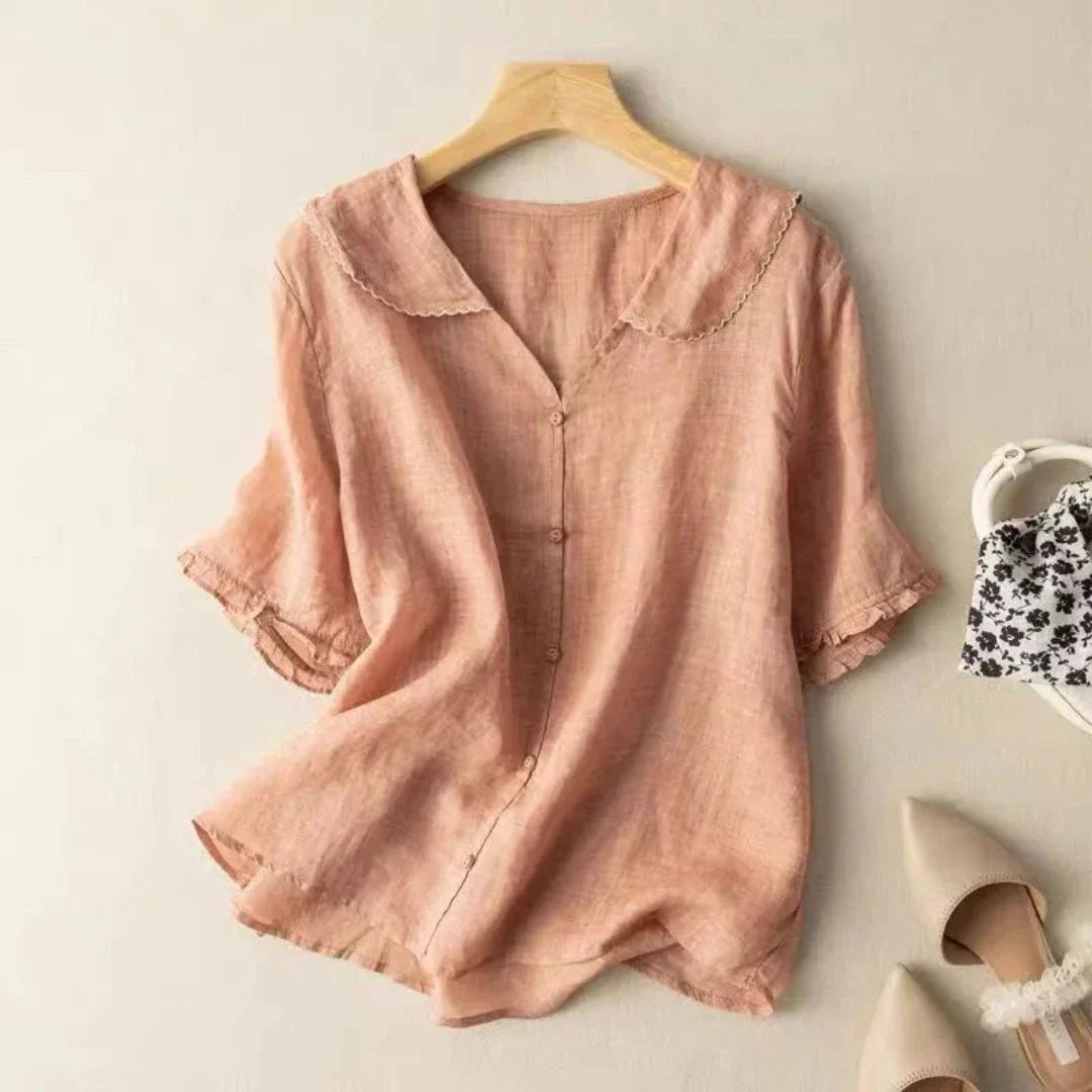 Lily Linen Blouse