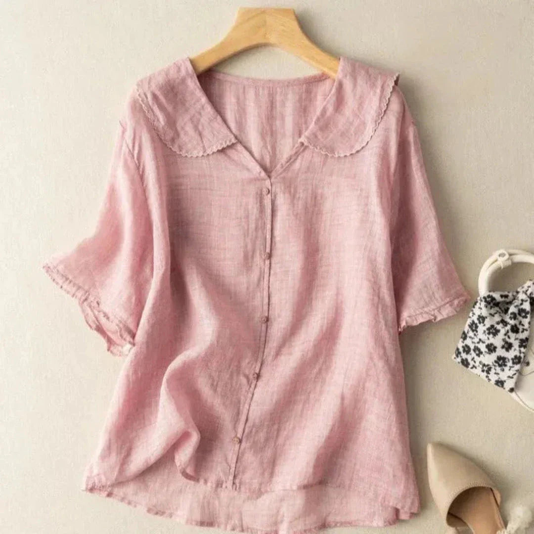 Lily Linen Blouse