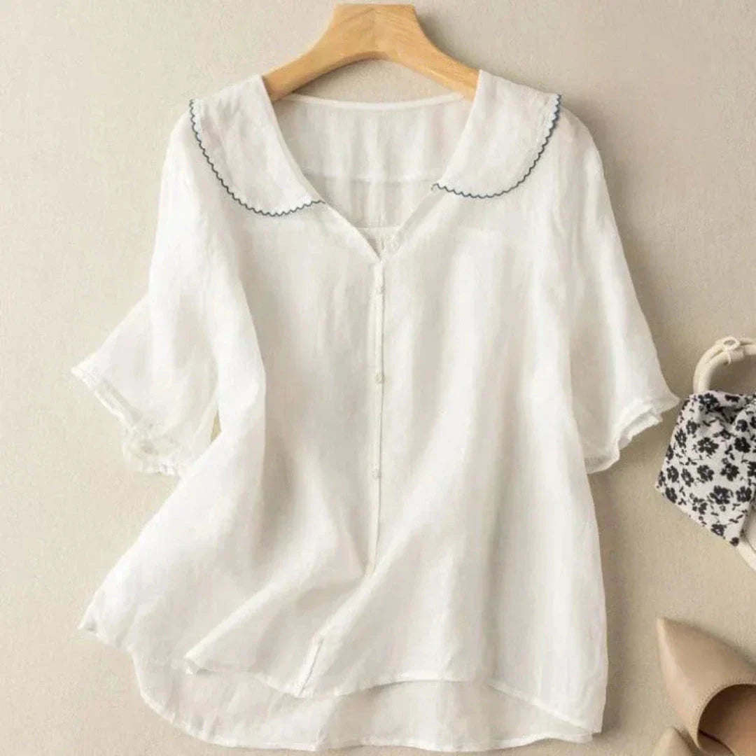 Lily Linen Blouse
