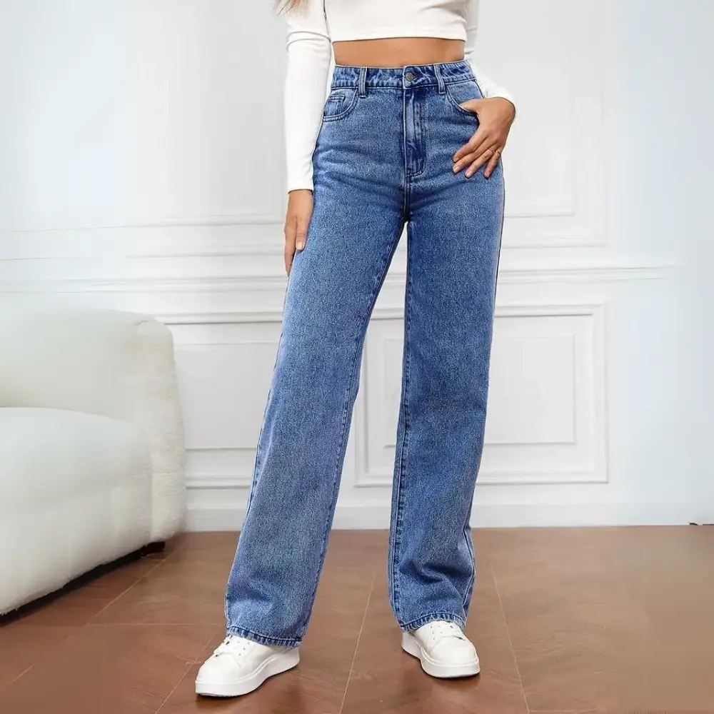 Sierra High-Rise Straight Leg Jeans
