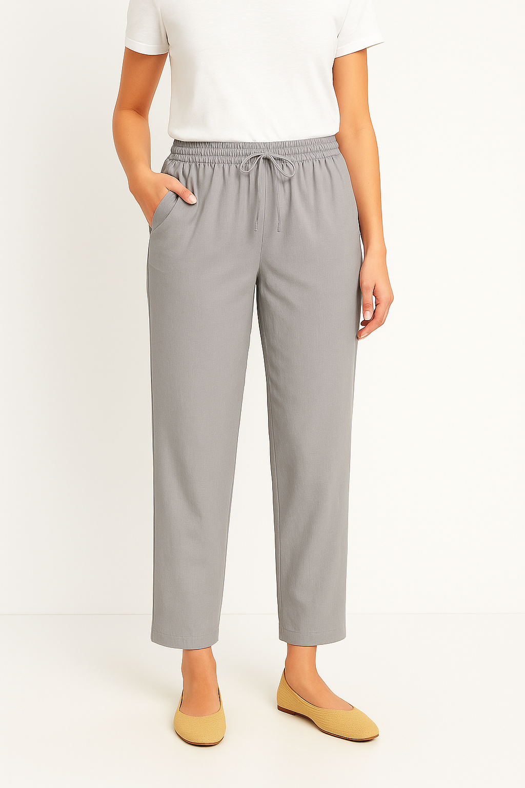 Women's pants with wide leg