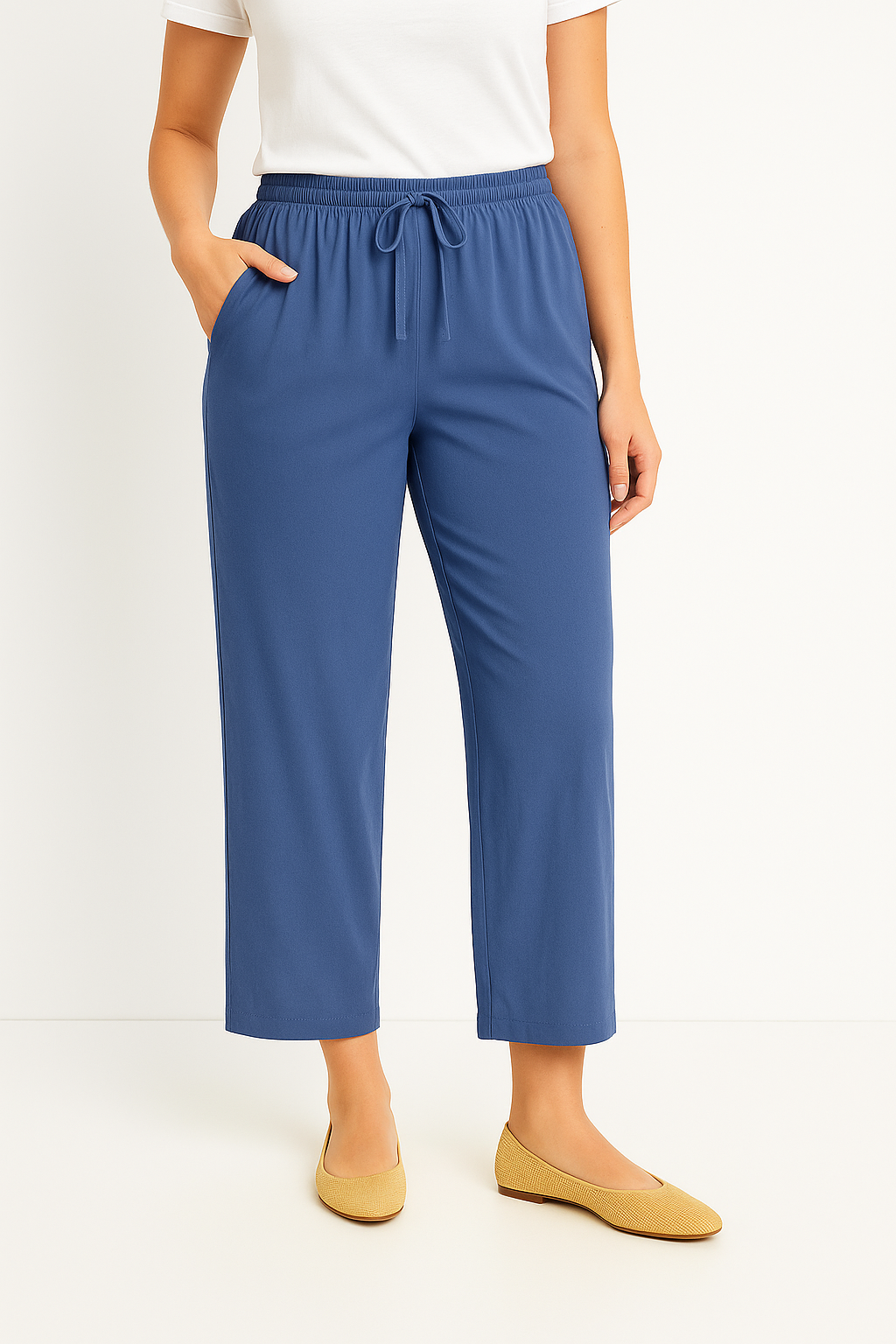 Women's pants with wide leg