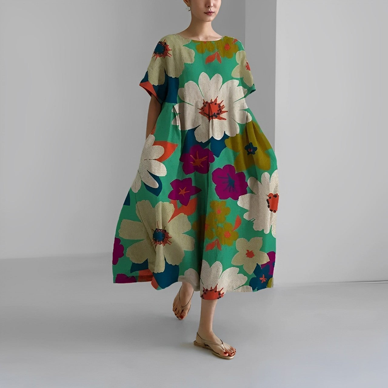 Ronja Printed Womens Dress With Playful Pattern Lightweight Flowing Comfort For Women