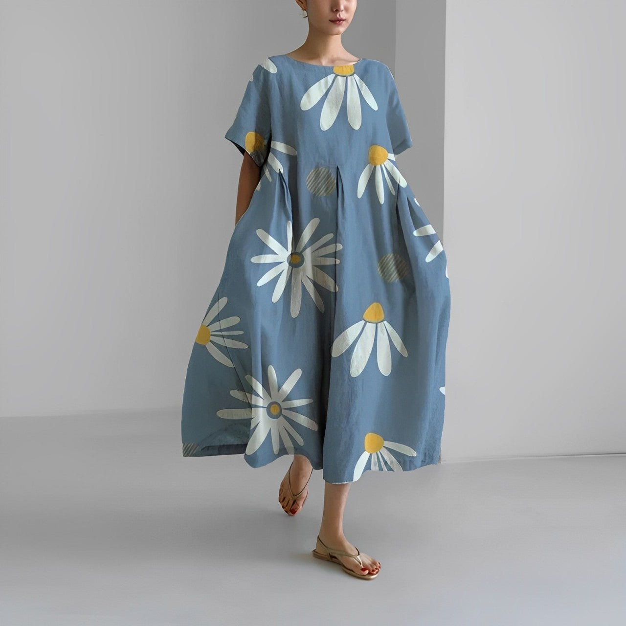 Ronja Printed Womens Dress With Playful Pattern Lightweight Flowing Comfort For Women