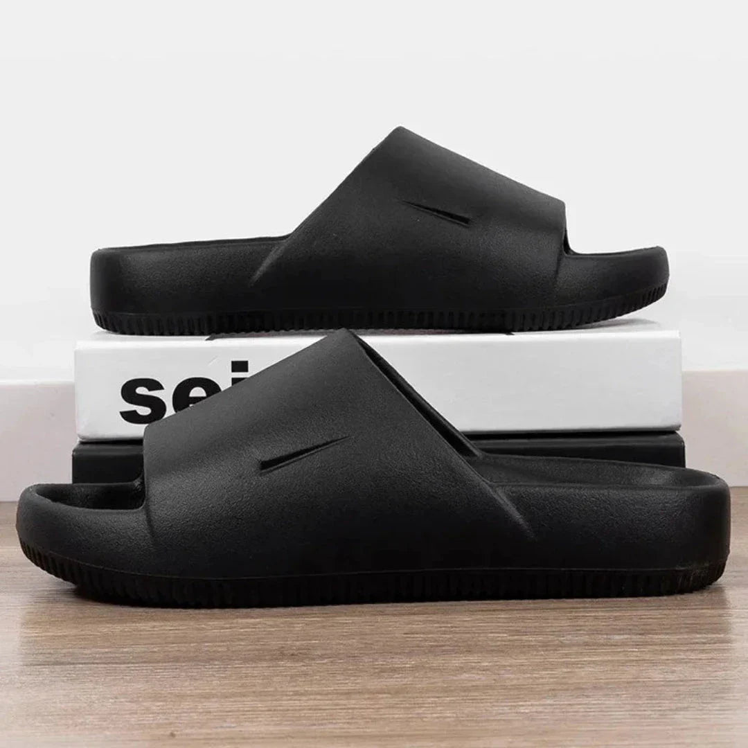 TrendAura Cloud Comfort Slides Unisex Lightweight EVA Slippers With Slip Resistant Sole For Indoor Outdoor Use