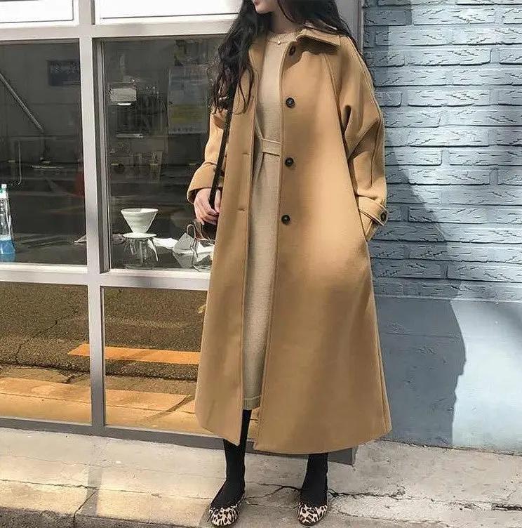 Long Belted Trench Coat for Women – Timeless Elegance & Warmth – TrendAura