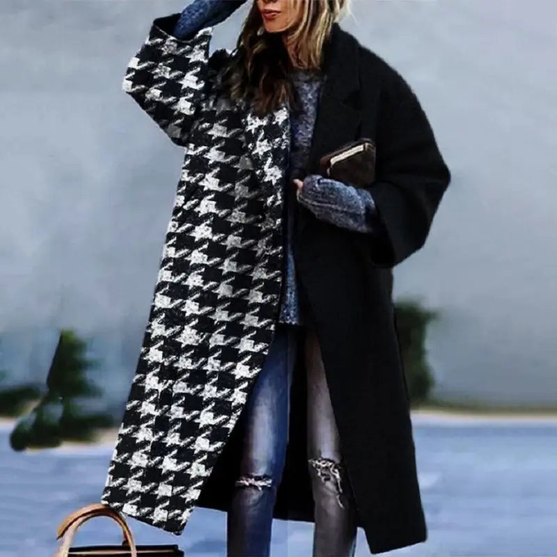 Long Stylish Trench Coat for Women – Warm, Comfortable Winter Fit