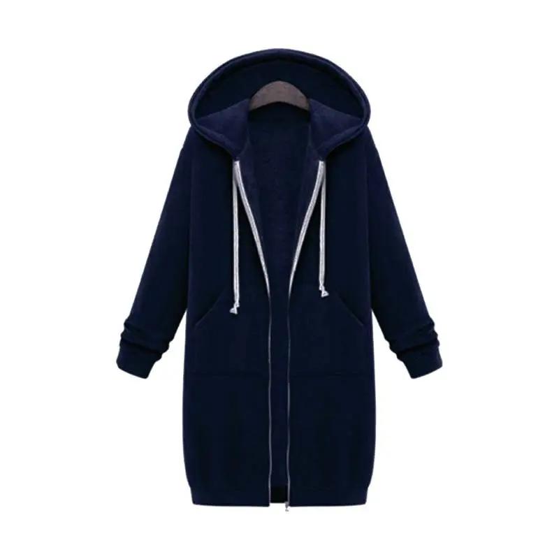 Longline Zip Hoodie for Women – Cozy & Versatile Layering Piece