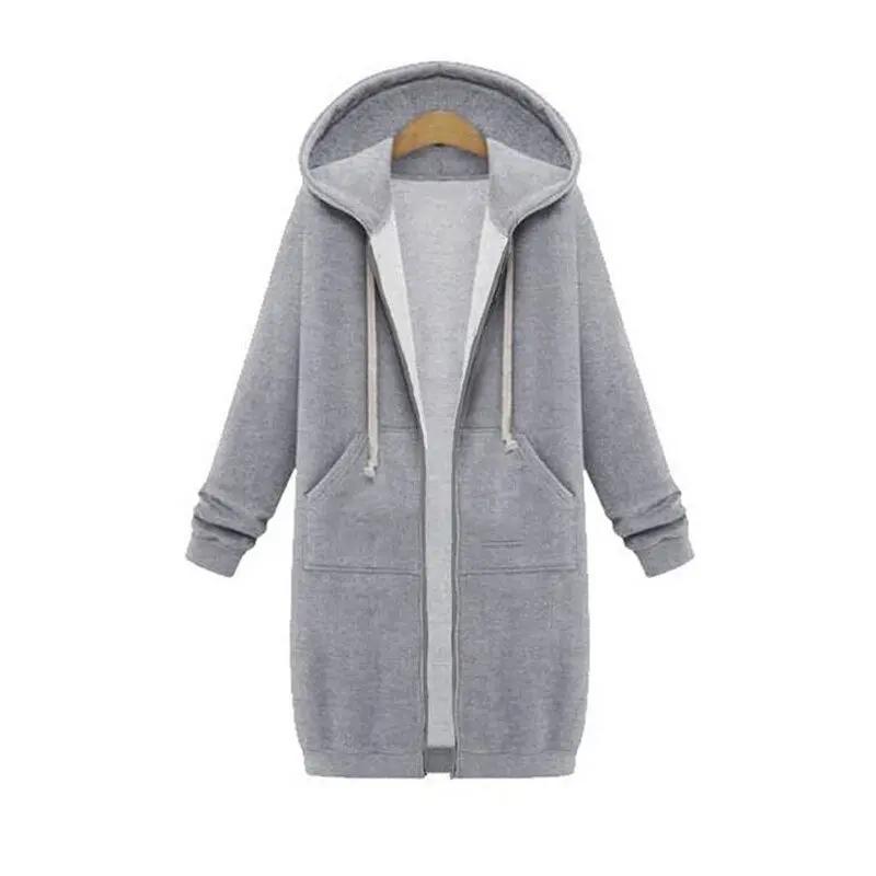 Longline Zip Hoodie for Women – Cozy & Versatile Layering Piece