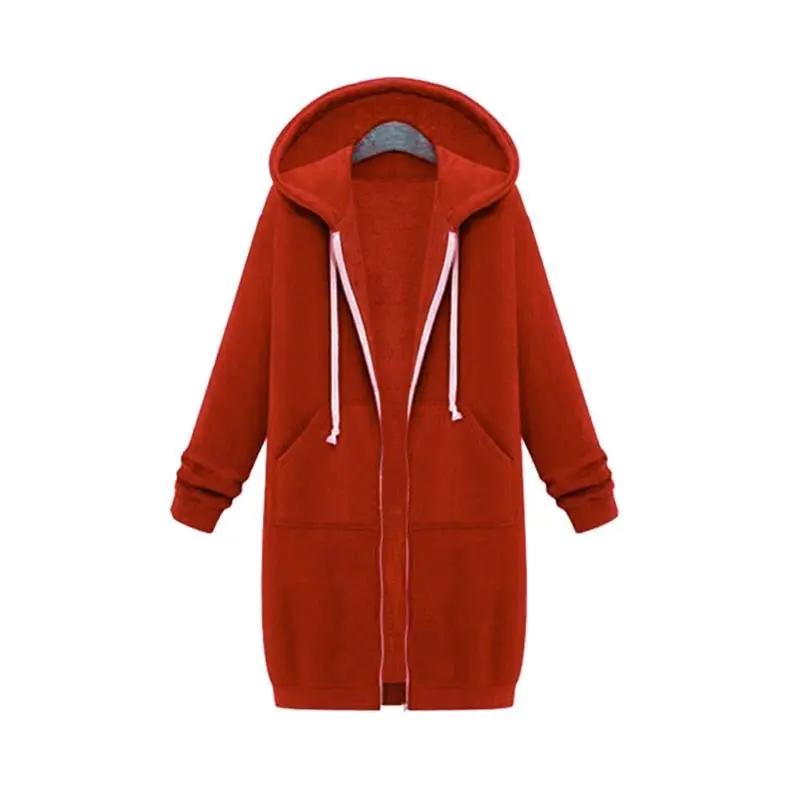 Longline Zip Hoodie for Women – Cozy & Versatile Layering Piece