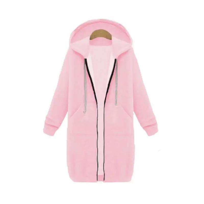 Longline Zip Hoodie for Women – Cozy & Versatile Layering Piece