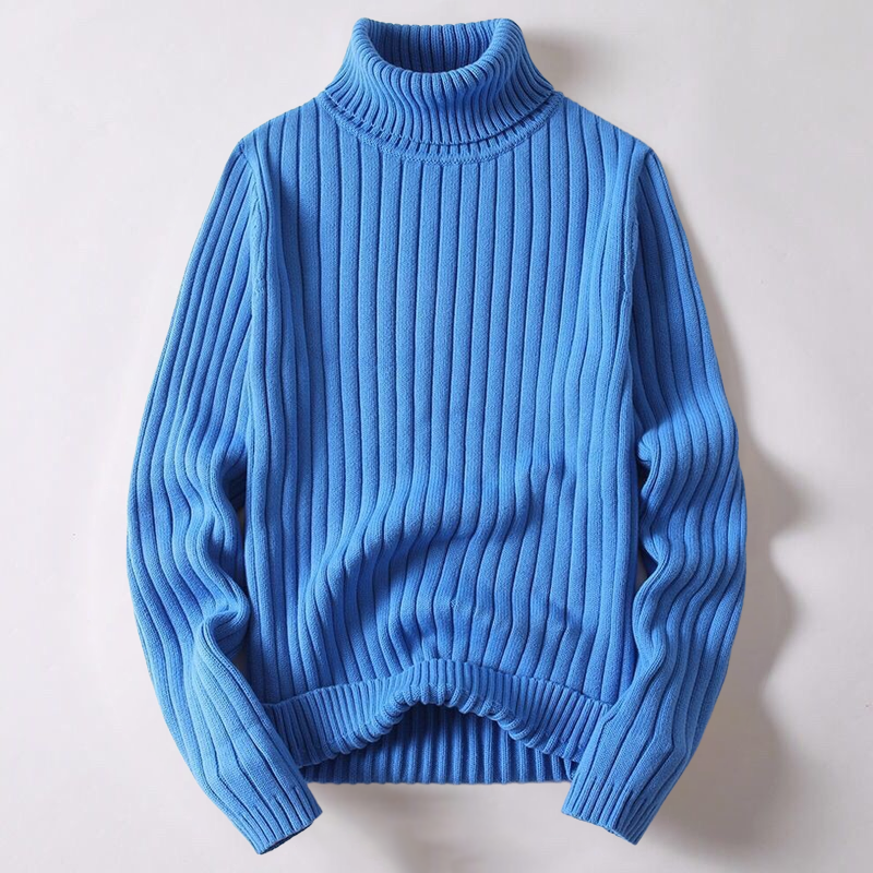 Merino Wool Turtleneck Sweater For Men All Day Warmth Soft Premium Knit Comfort Versatile Wardrobe Essential