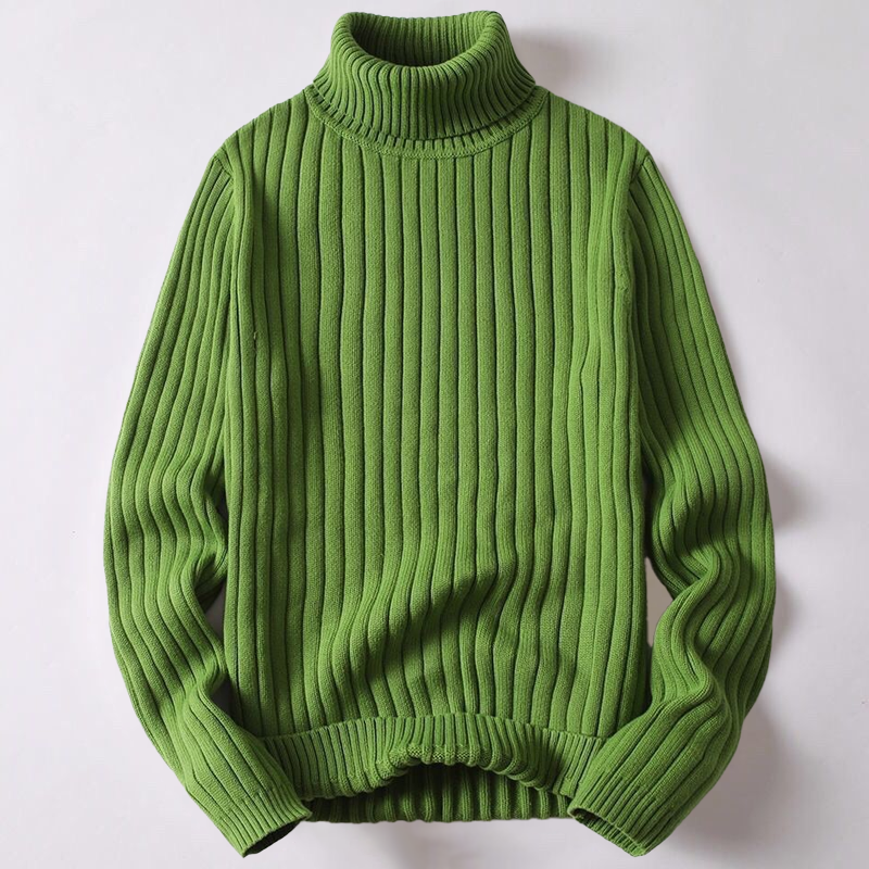 Merino Wool Turtleneck Sweater For Men All Day Warmth Soft Premium Knit Comfort Versatile Wardrobe Essential