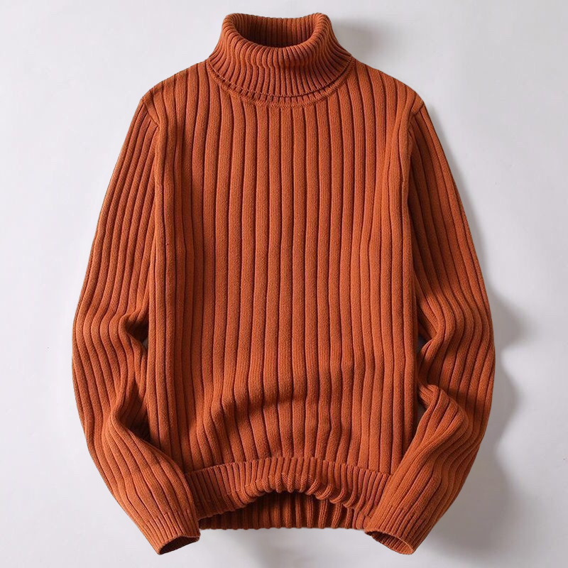 Merino Wool Turtleneck Sweater For Men All Day Warmth Soft Premium Knit Comfort Versatile Wardrobe Essential