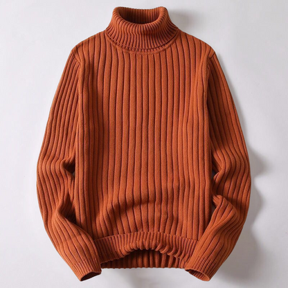 Merino Wool Turtleneck Sweater For Men All Day Warmth Soft Premium Knit Comfort Versatile Wardrobe Essential