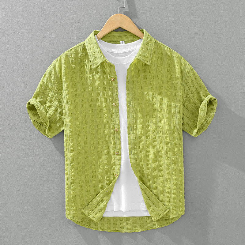 Lorenzo Vitali Lido Textured Shirt