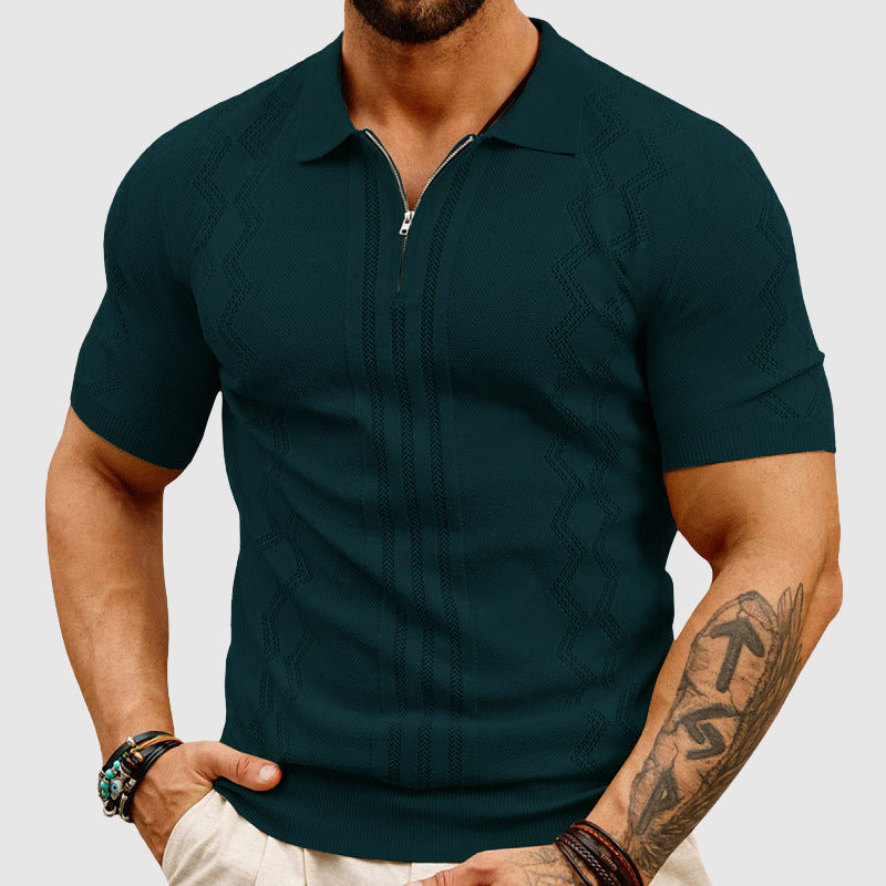 Lorenzo Vitali SilkKnit Polo Shirt