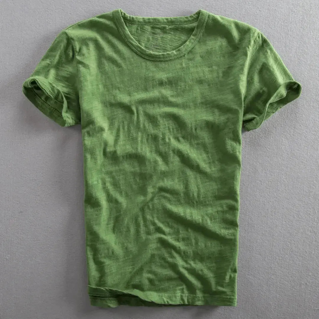 Lorenzo Cotton Vintage T Shirt Ultra Soft Relaxed Fit Lightweight Everyday Casual Tee