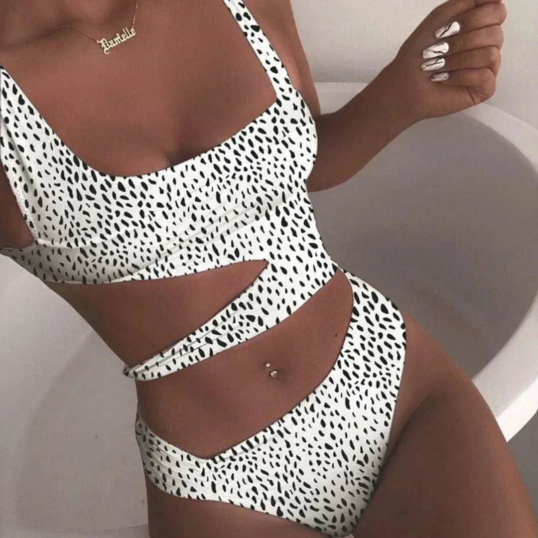 Luna Sexy Cut-Out One-Piece Swimsuit