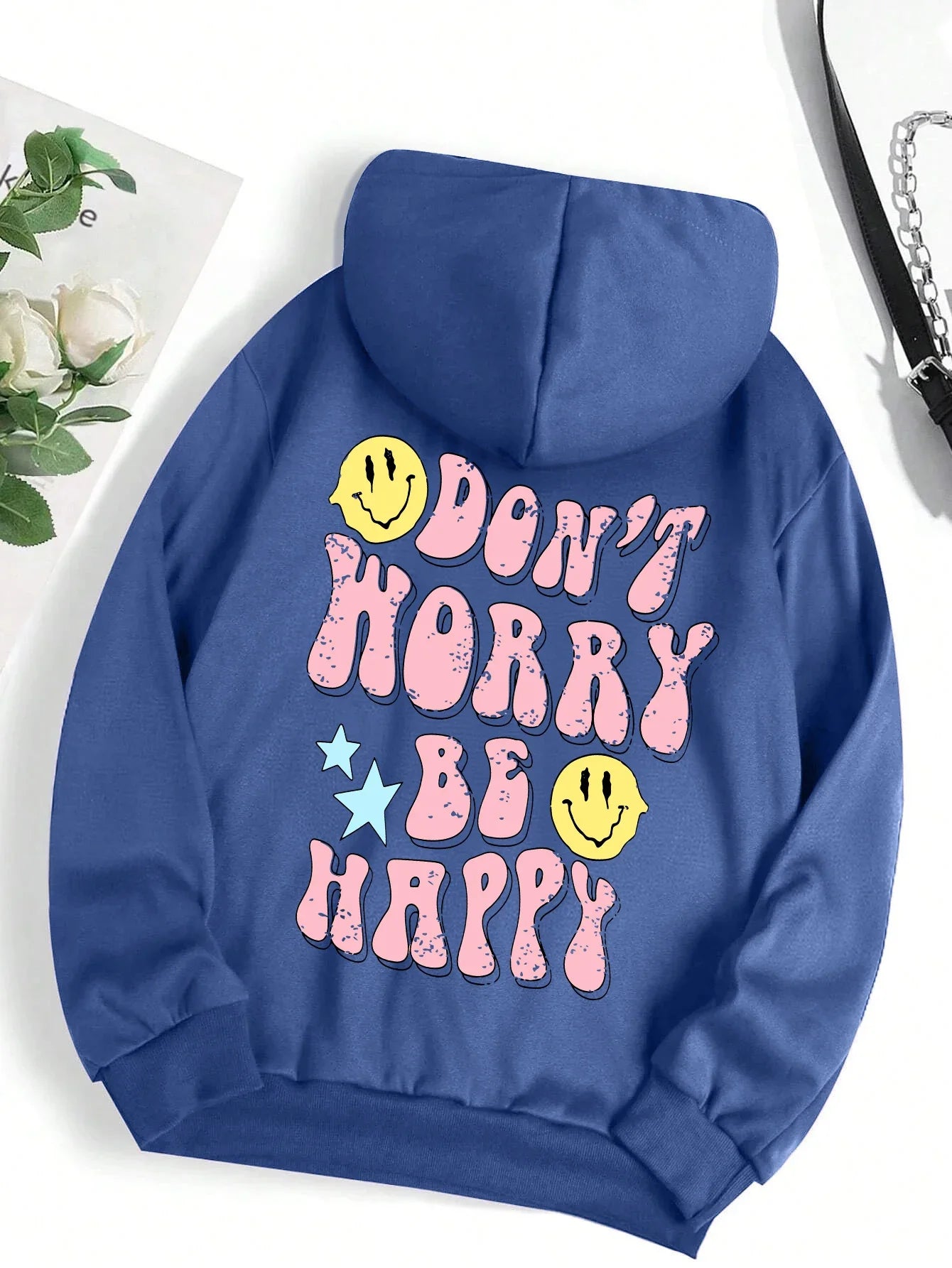 Don't Worry Be Happy Hoodie for Women