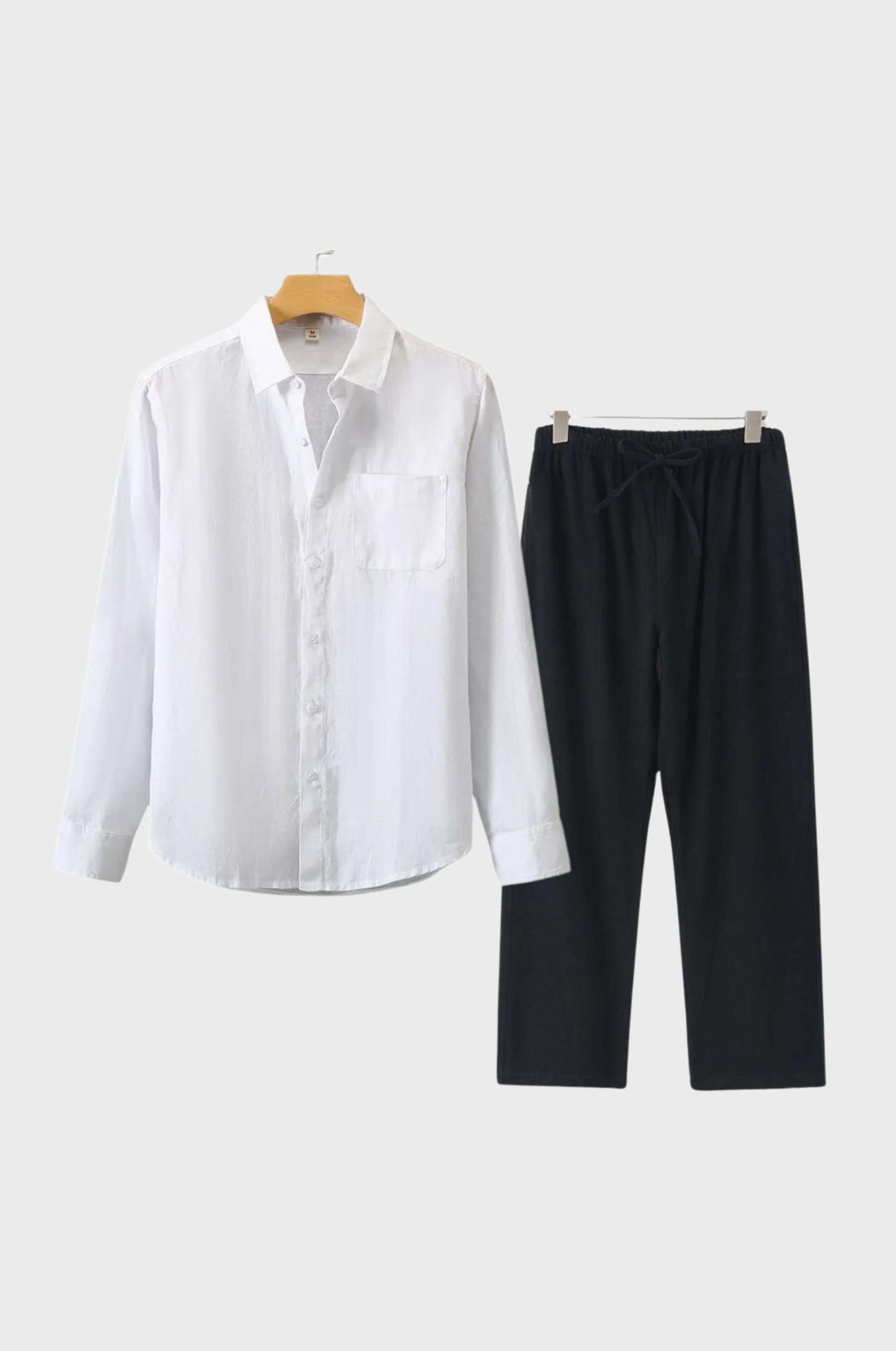 Max Mens Linen Set Breathable Lightweight Summer Essential With Modern Design For Men