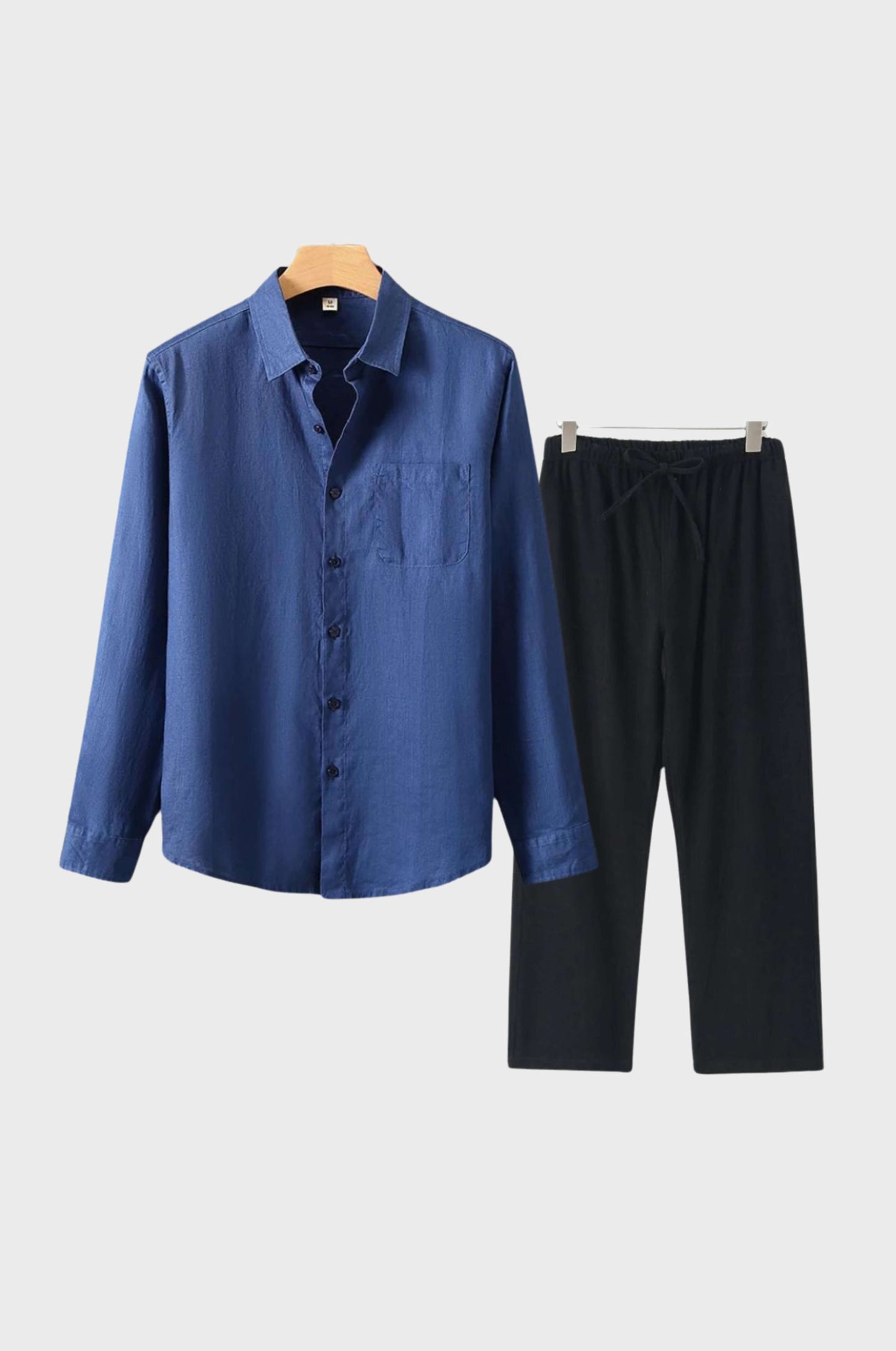 Max Mens Linen Set Breathable Lightweight Summer Essential With Modern Design For Men