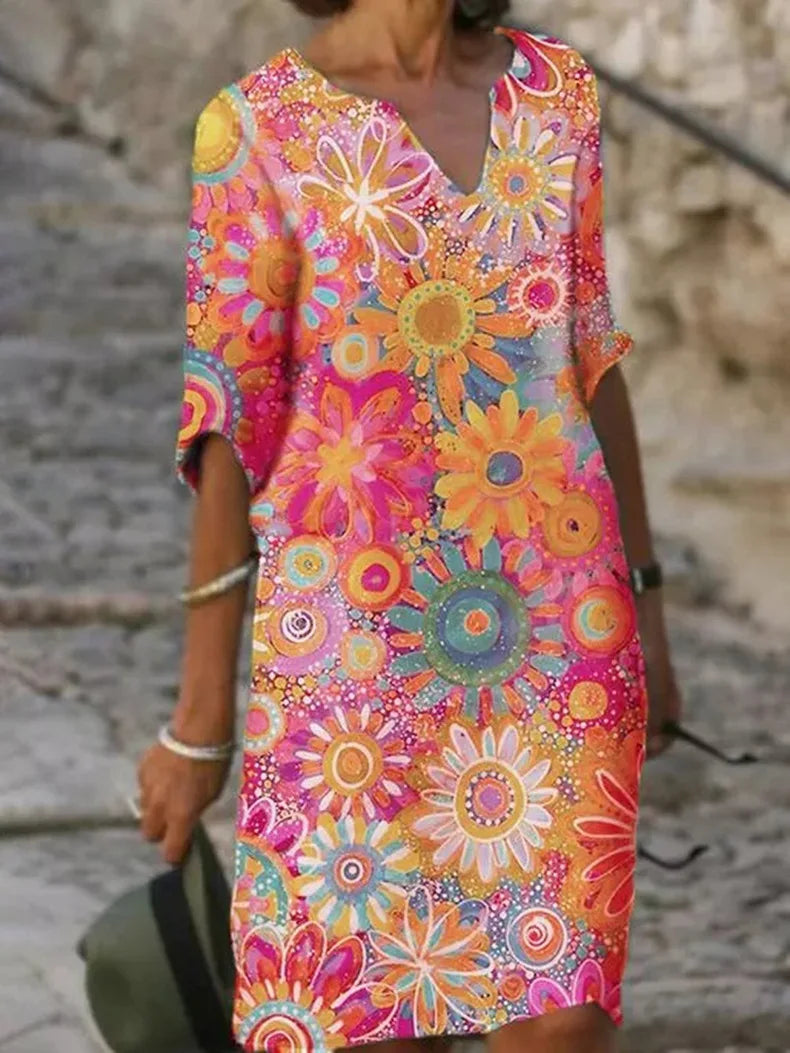 Women’s Floral Boho Dress | Summer