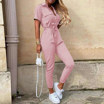 Lira Tailored Jumpsuit For Women Elegant Comfort Versatile From Office To Evening