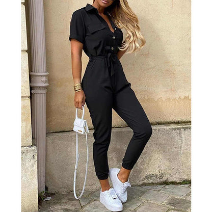 Lira Tailored Jumpsuit For Women Elegant Comfort Versatile From Office To Evening
