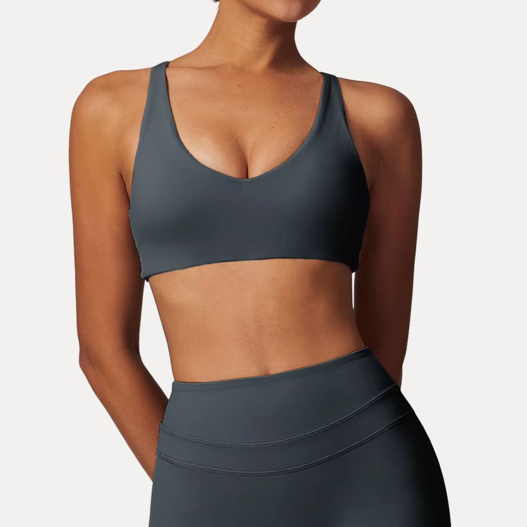 Lyra Cross-Strap Sports Bra
