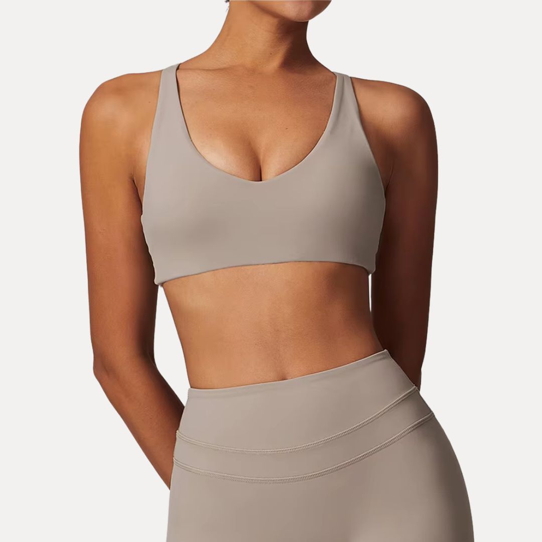 Lyra Cross-Strap Sports Bra