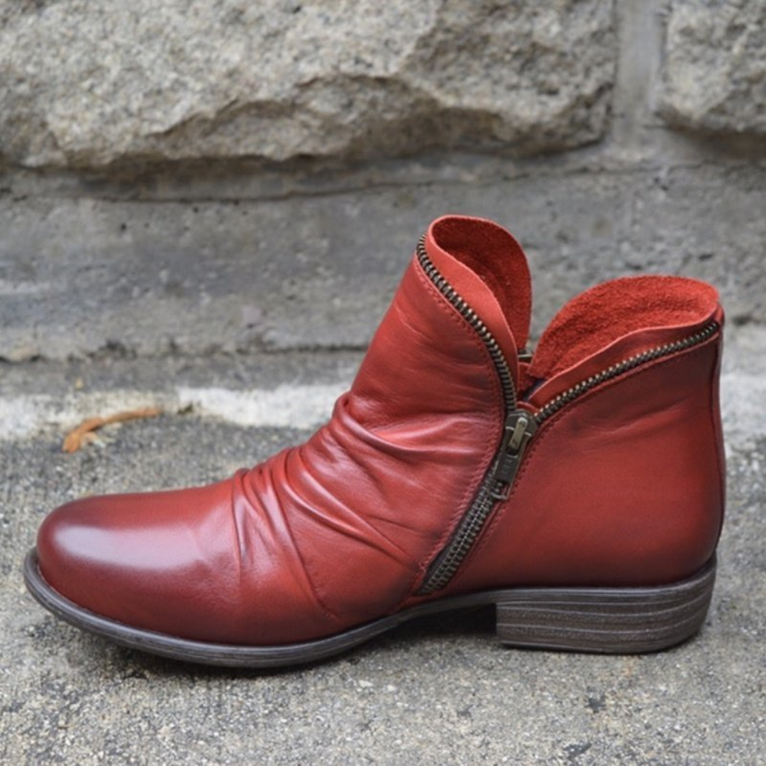 Carice - Premium Leather Ankle Boots