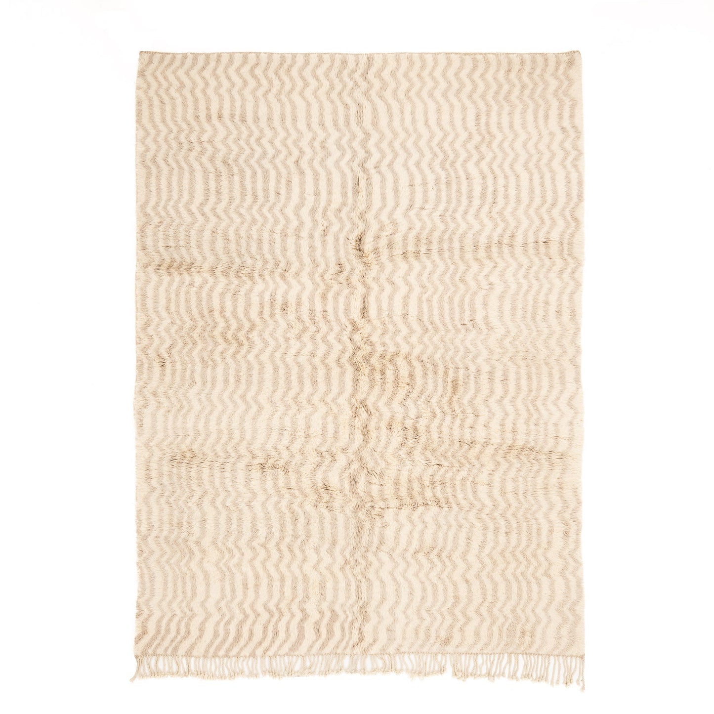 Sandy Blonde - Luxury Shag Moroccan Rug - TrendAura