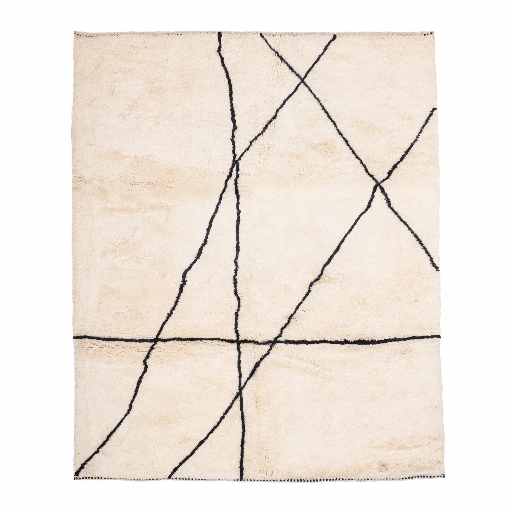 Intersections - Luxury Shag Moroccan Rug - TrendAura