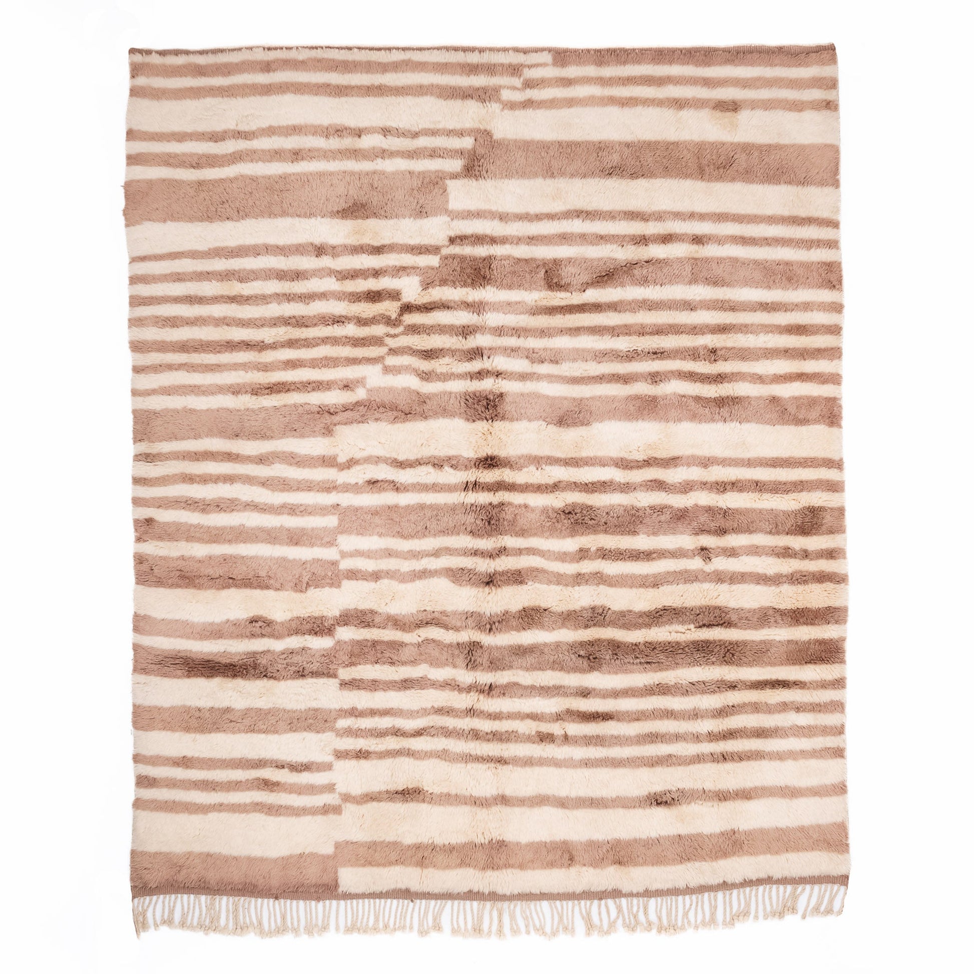 Shimmering Sands - Luxury Shag Moroccan Rug - TrendAura