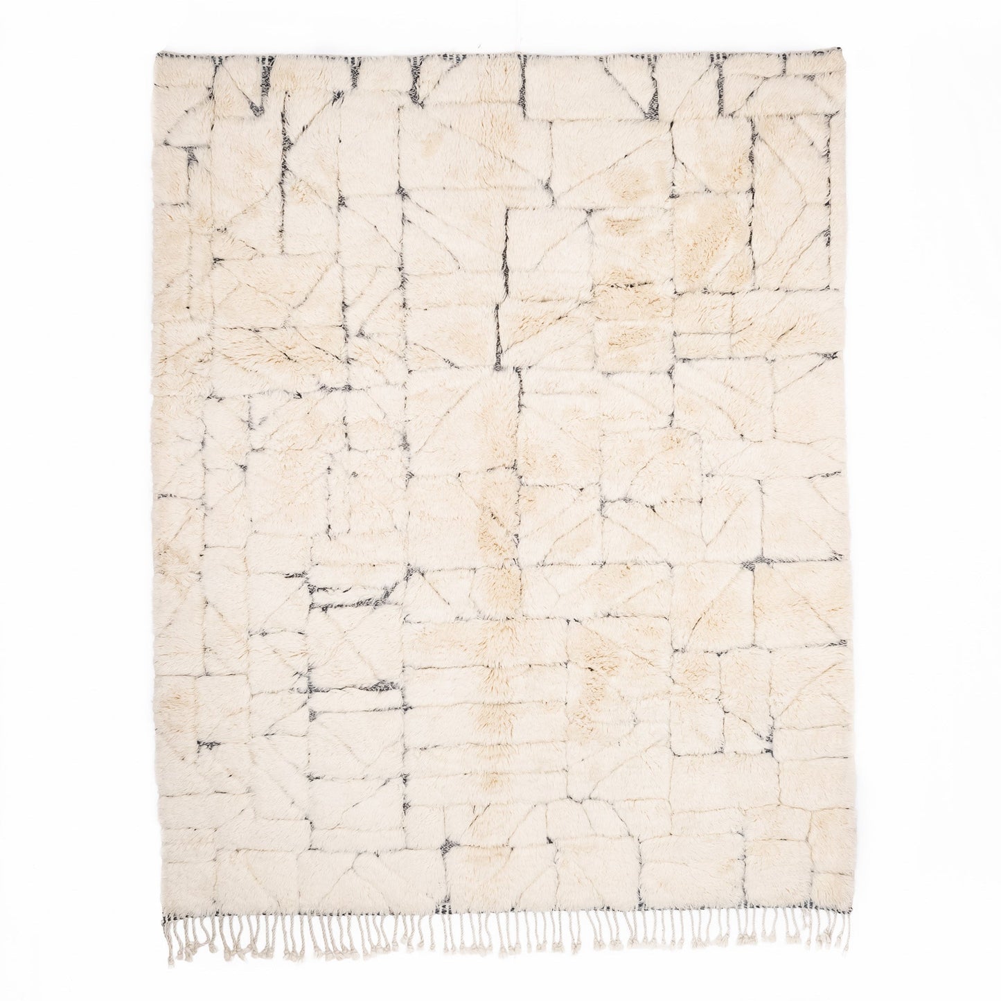 Fragmented Memories - Luxury Shag Moroccan Rug - TrendAura