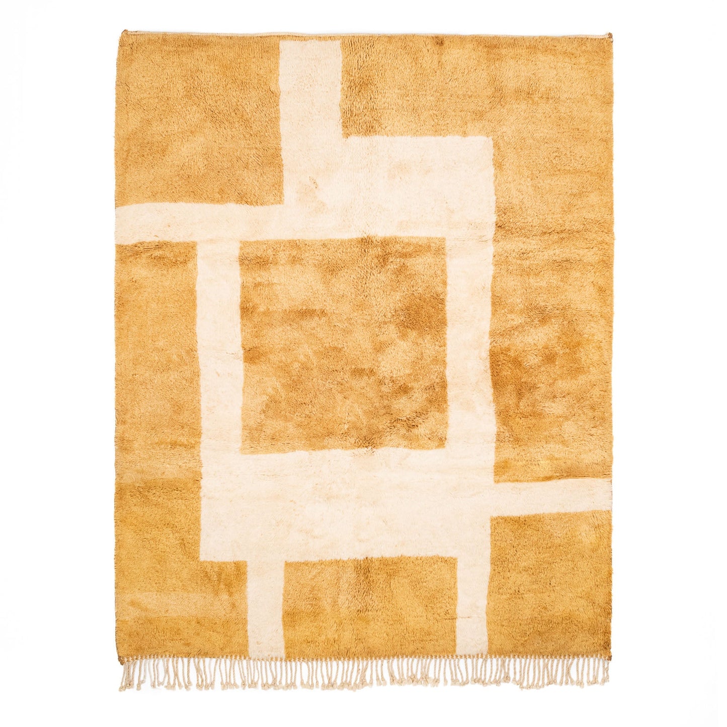 Sunlit Mosaic - luxury beni mrirt rug - TrendAura