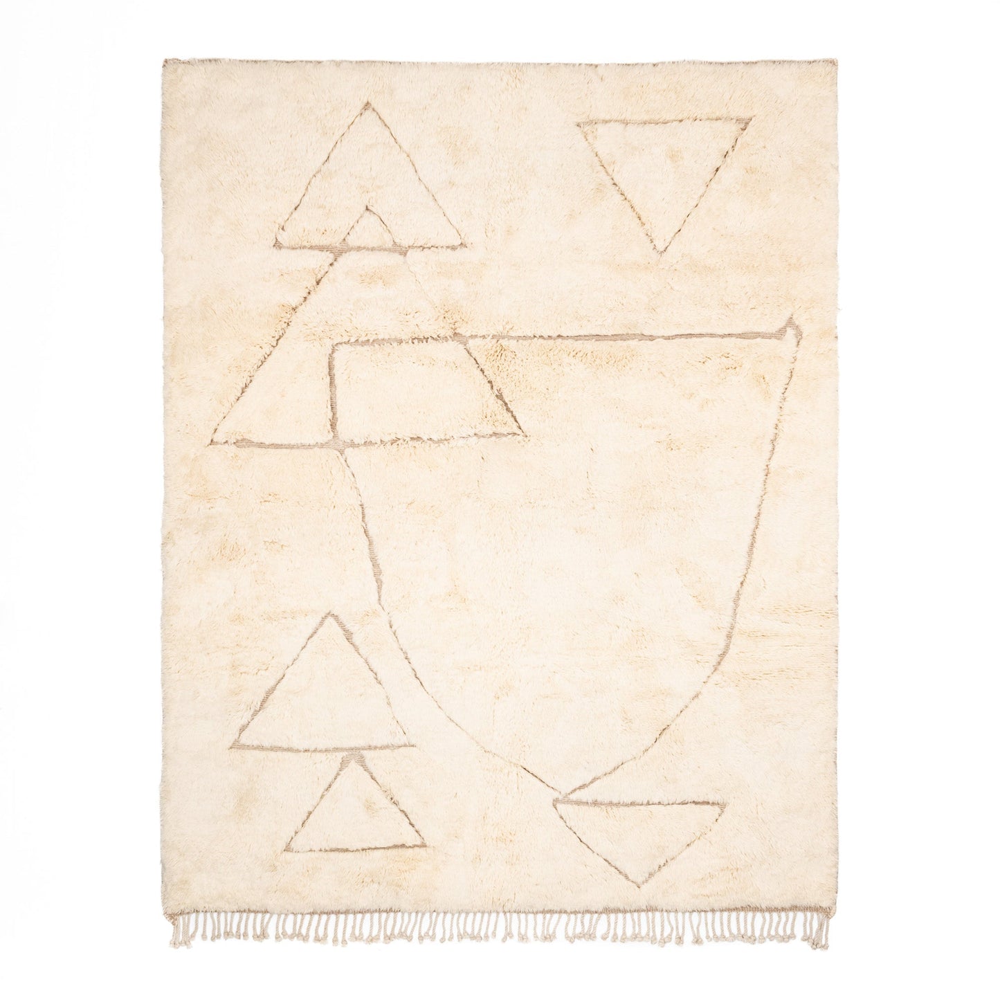 Serenity Peaks - Luxury Shag Moroccan Rug - TrendAura