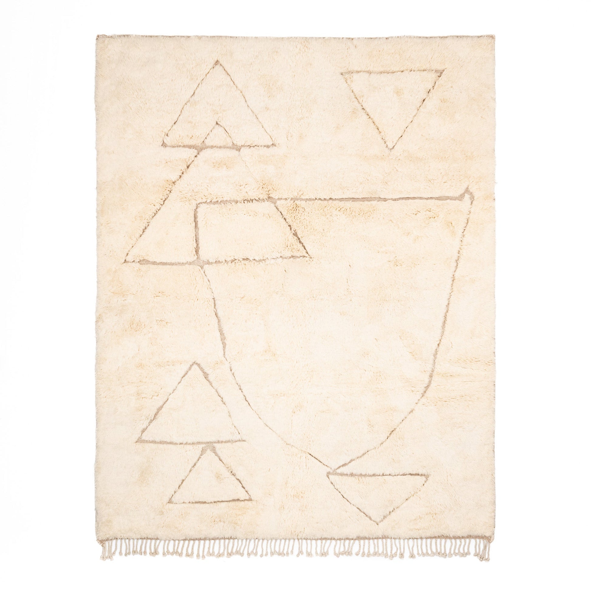 Serenity Peaks - Luxury Shag Moroccan Rug - TrendAura