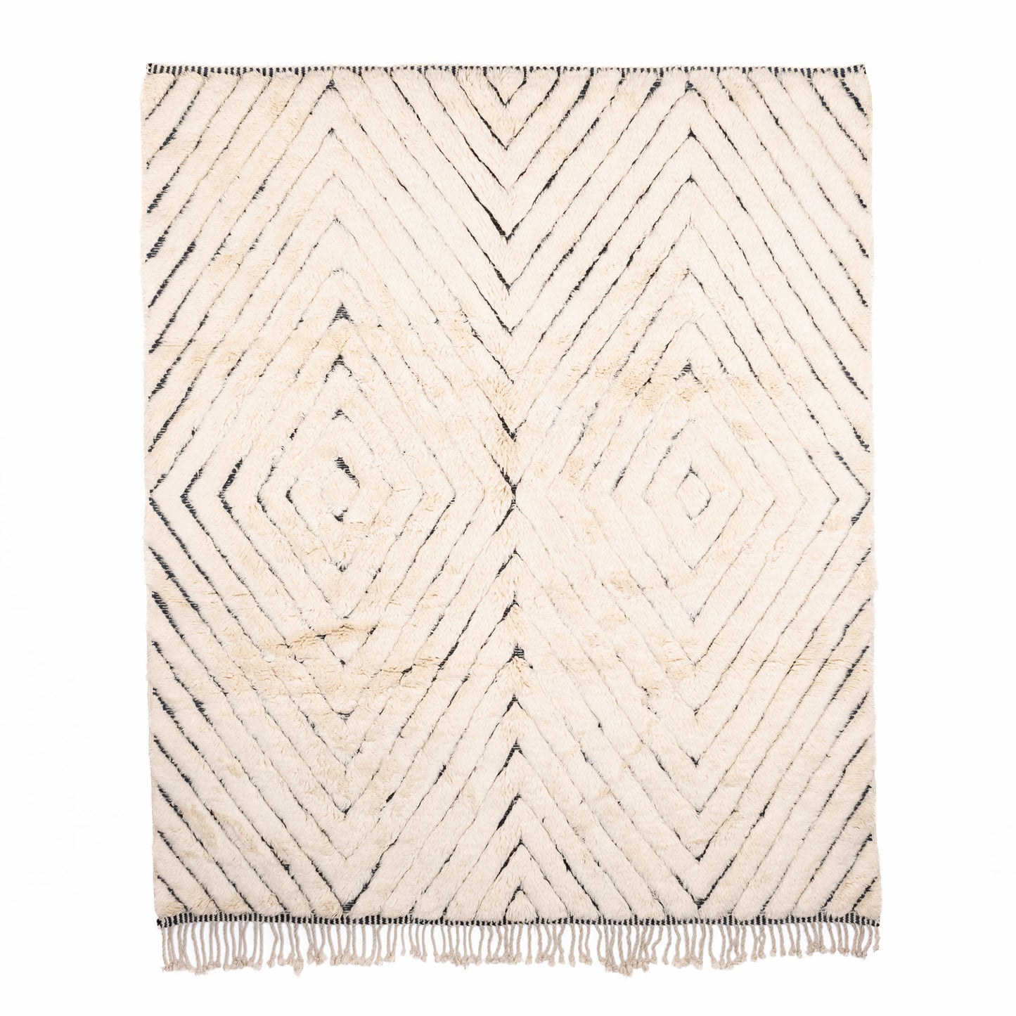 Ripples - Luxury Shag Moroccan Rug - TrendAura