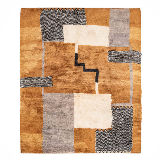 Mosaic of Memories - Luxury Shag Moroccan Rug - TrendAura