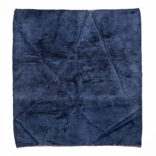 Night sea - Luxury Shag Moroccan Rug - TrendAura