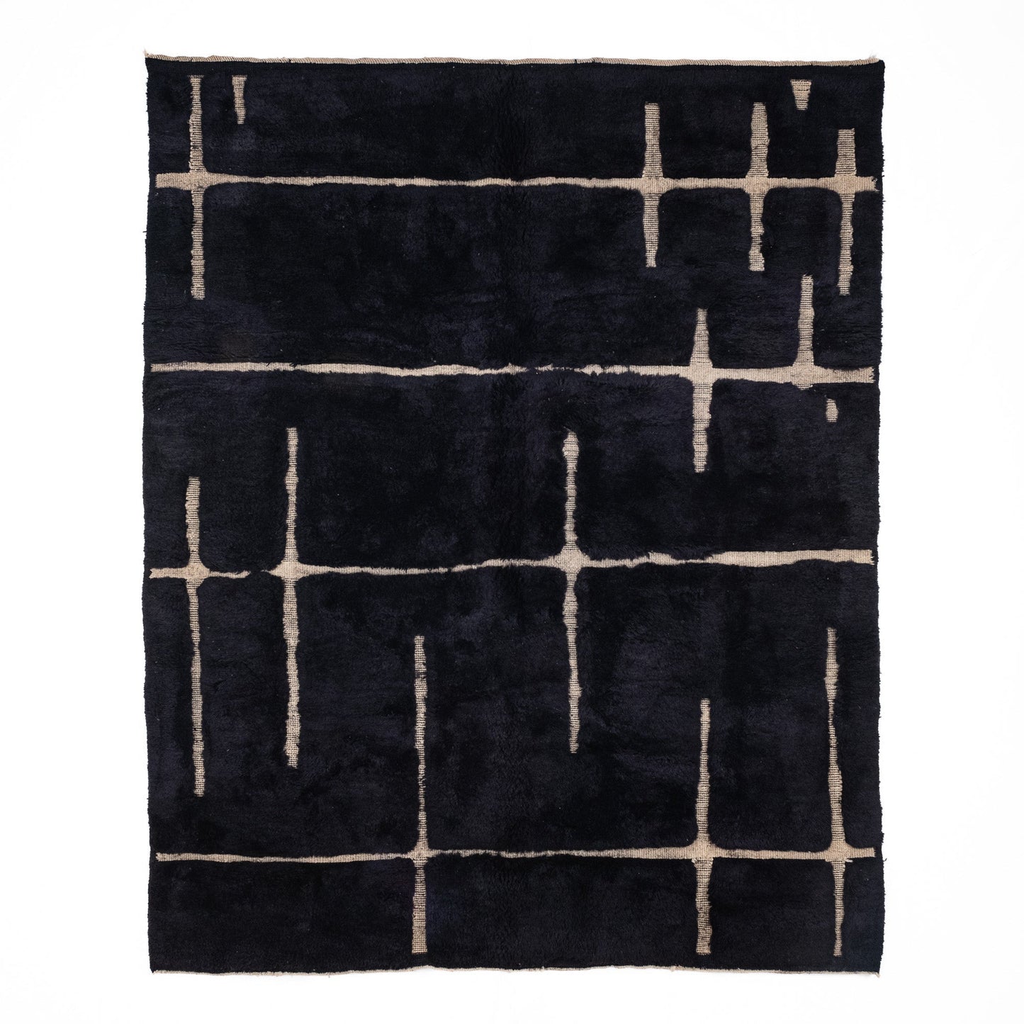 Heart Beat - Luxury Shag Moroccan Rug - TrendAura