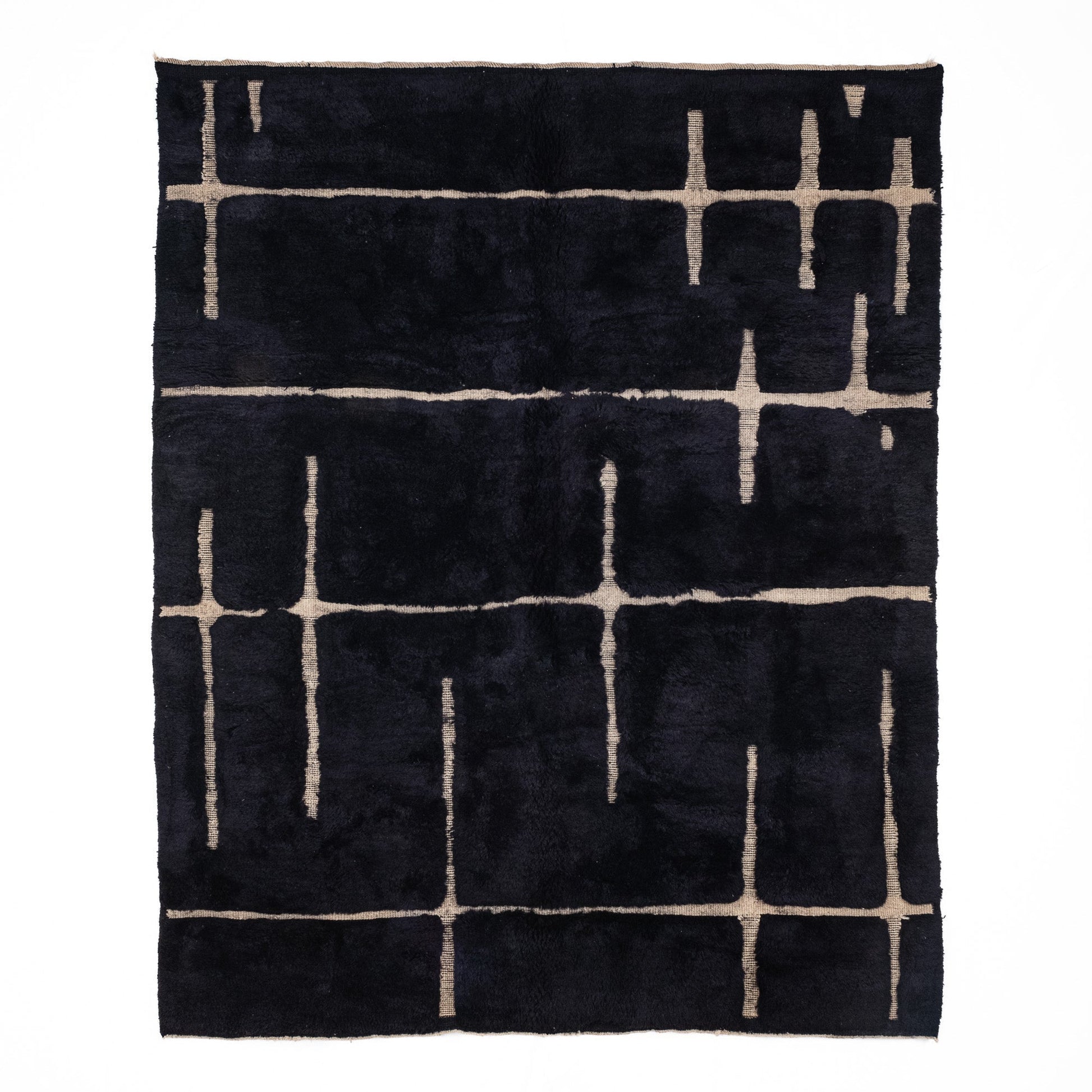 Heart Beat - Luxury Shag Moroccan Rug - TrendAura