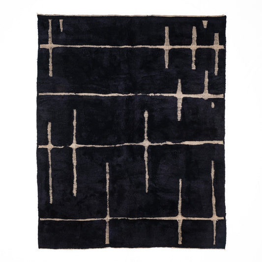Heart Beat - Luxury Shag Moroccan Rug - TrendAura